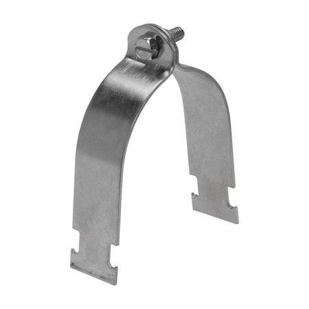 Unistrut Clamp, Conduit; EMT; Strut Use, Steel, Galvanized RP1219EG